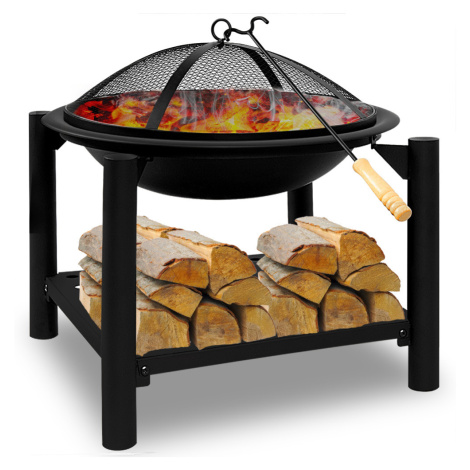 Monzana Přenosné ohniště s jiskrovou clonou průměr 55 cm 101100