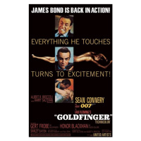 Plakát, Obraz - JAMES BOND 007 – goldfinfer-excitement, (61 x 91.5 cm)