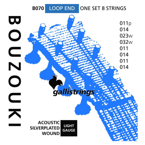 Galli B070 8-String Silverplated