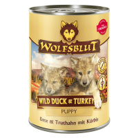 Wolfsblut Wild Duck & Turkey Puppy 6 × 395 g