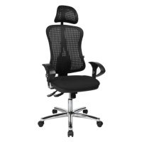 Topstar Kancelářská židle DELUXE, černá (household/office chair)