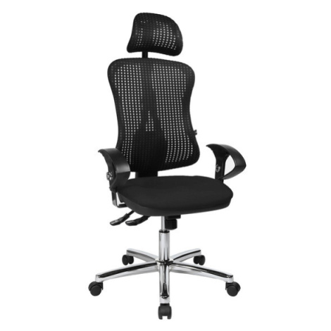 Topstar KancelĂˇĹ™skĂˇ Ĺľidle DELUXE, ÄŤernĂˇ (household/office chair)