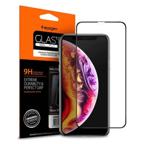 Spigen Glass FC HD kryt iPhone 11/XR černý
