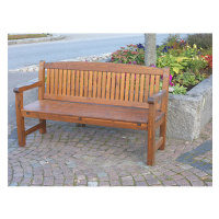 Dřevěná lavička, hnědá, celková výška 930 mm, pro 3 osoby
