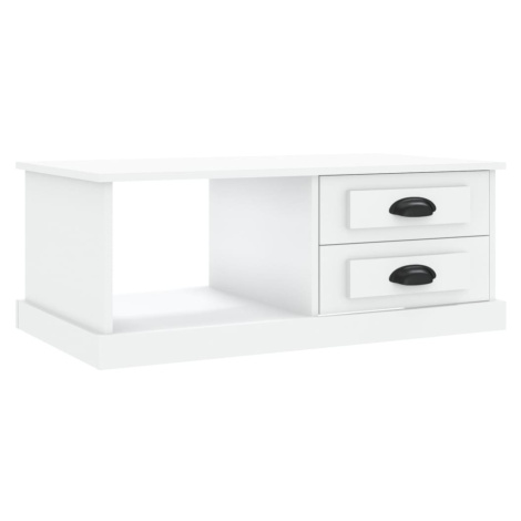 vidaXL Konferenční stolek bílý 90 x 50 x 35 cm kompozitní dřevo