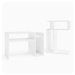 Přístavný stolek KAMIL bílá