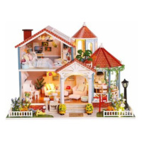 Dvěděti miniatura domečku Dům barevné glazury