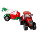 mamido  Traktor s postřikovačem červený