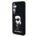 Zadní kryt Karl Lagerfeld Liquid Silicone Ikonik NFT pro Samsung Galaxy S24+, black