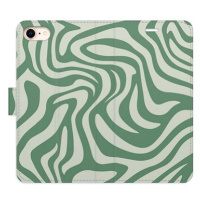 iSaprio Flip pouzdro Zebra Green 02 pro iPhone 7/8/SE 2020