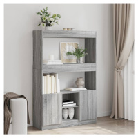 vidaXL Skříň highboard šedá sonoma 92 x 33 x 140 cm kompozitní dřevo