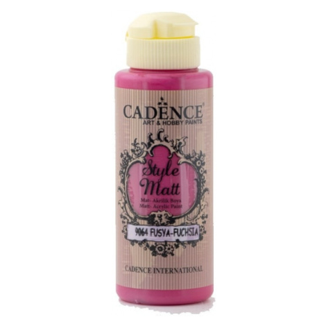 Matná akrylová barva Cadence Style Matt 120ml - fuchsia růžová fuchsiová Aladine