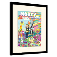 Obraz na zeď - Rick and Morty - Cutscenes Overload, 34.3 × 44.5 cm