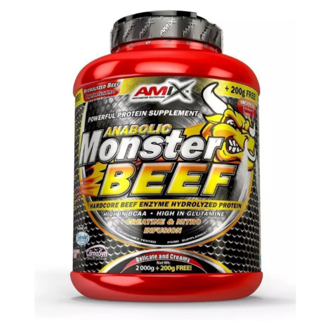 AMIX Anabolic monster BEEF 90% protein lesní ovoce 2200 g