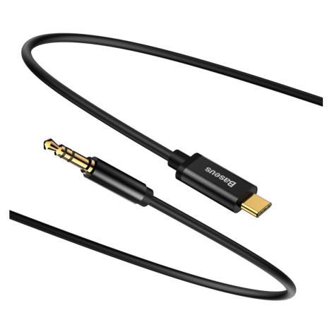 Baseus CAM01-01 Yiven USB-C / 3.5 mm Jack audio kabel 1,2m Black