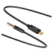 Baseus CAM01-01 Yiven USB-C / 3.5 mm Jack audio kabel 1,2m Black