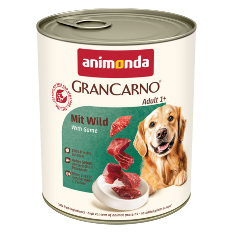 Animonda GranCarno Original Adult 6 x 800 g - zvěřina