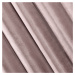 Dekorační velvet závěs s kroužky VERMONT pudrová 140x250 cm (cena za 1 kus) MyBestHome