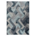 Flair Rugs koberce Kusový koberec Hand Carved Aurora Denim Blue - 160x230 cm