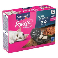 Vitakraft Cat mokré krmivo Poésie Délice Multipack rybí 6 × 85g