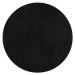 Hanse Home Collection koberce Kusový koberec Fancy 103004 Schwarz - černý kruh - 133x133 (průměr