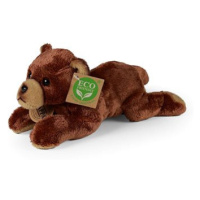 RAPPA Plyšový medvěd ležící 18 cm, Eco-Friendly