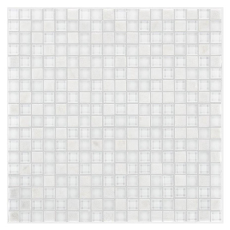 Samolepící mozaika SM White 30/30 78196-2 EURO STONE