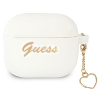 Guess GUA3LSCHSH pouzdro na Airpods 3. Generace white Silicone Charm Collection