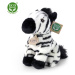 Plyšová zebra sedící 18 cm ECO-FRIENDLY