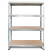 AR Shelving Vysokozátěžový regál se 4 policemi Rivet, 180 x 120 x 45 cm