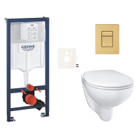 Závěsný wc set do lehkých stěn / předstěnová montáž Grohe Bau Ceramic SIKOGRSBAUSCGN0