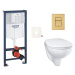 Závěsný wc set do lehkých stěn / předstěnová montáž Grohe Bau Ceramic SIKOGRSBAUSCGN0