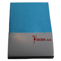 Rosh Jersey prostěradlo EXCLUSIVE 180 × 200cm - Tyrkysová