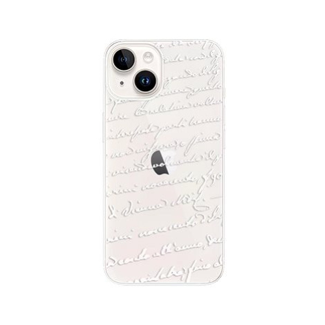 iSaprio Handwriting 01 pro white pro iPhone 15