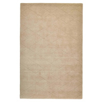 Béžový vlněný koberec Think Rugs Kasbah, 150 x 230 cm
