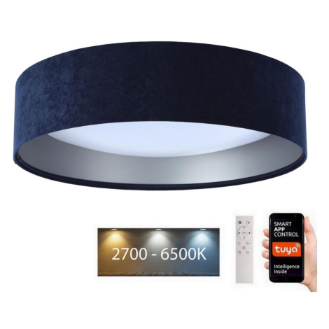 LED Stropní svítidlo SMART GALAXY LED/36W/230V Wi-Fi Tuya modrá/stříbrná + DO Donoci