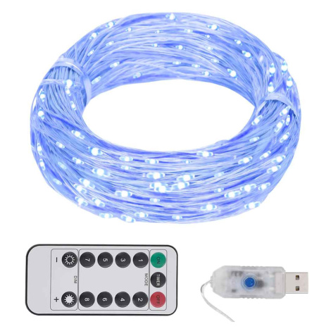 vidaXL Světelný LED řetěz se 150 LED diodami modrý 15 m