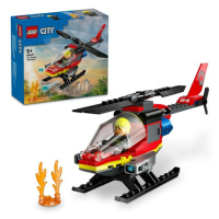 LEGO CIty - Hasičský záchranný vrtulník 60411, 15,7 x 14,1 x 6,1 cm