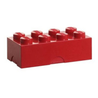 LEGO Box na svačinu 100 x 200 x 75 mm - červený