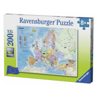 Ravensburger 12841 mapa evropy 200 dílků