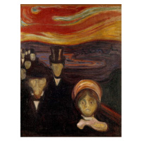 Obrazová reprodukce The anxiety, Munch, Edvard, 30 × 40 cm