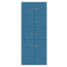 BISLEY LateralFile™ Lodge, s 8 uzamykatelnými boxy, výška 6 x 375 mm, 2 x 755 mm, azurová