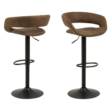 Barová židle Grace do kuchyně, otočná, s nastavitelnou výškou, hnědá (84700) Actona