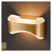 Selène Elegantní designové nástěnné svítidlo Ionica, zlatý pásek