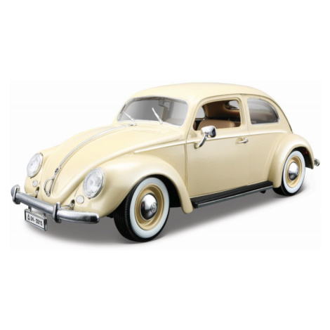 Bburago Volkswagen Käfer Beetle rok výroby 1955 Gold 1:18