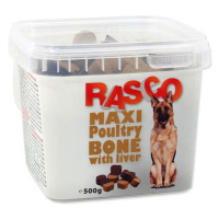 Pochoutka RASCO Dog kosti drůbeží s játry 570 g