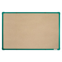 BoardOK Tabule s textilním povrchem 60 × 90 cm, zelený rám