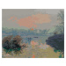 Malování podle čísel - LE COUCHER DE SOLEIL SUR LA SEINE (CLAUDE MONET) Rozměr: 40x50 cm, Rámová