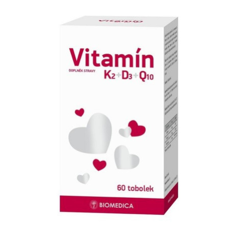 Vitamín K2+D3+Q10 tob.60 Biomedica