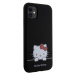 Hello Kitty Liquid Silicone Daydreaming Logo kryt iPhone 11 černý